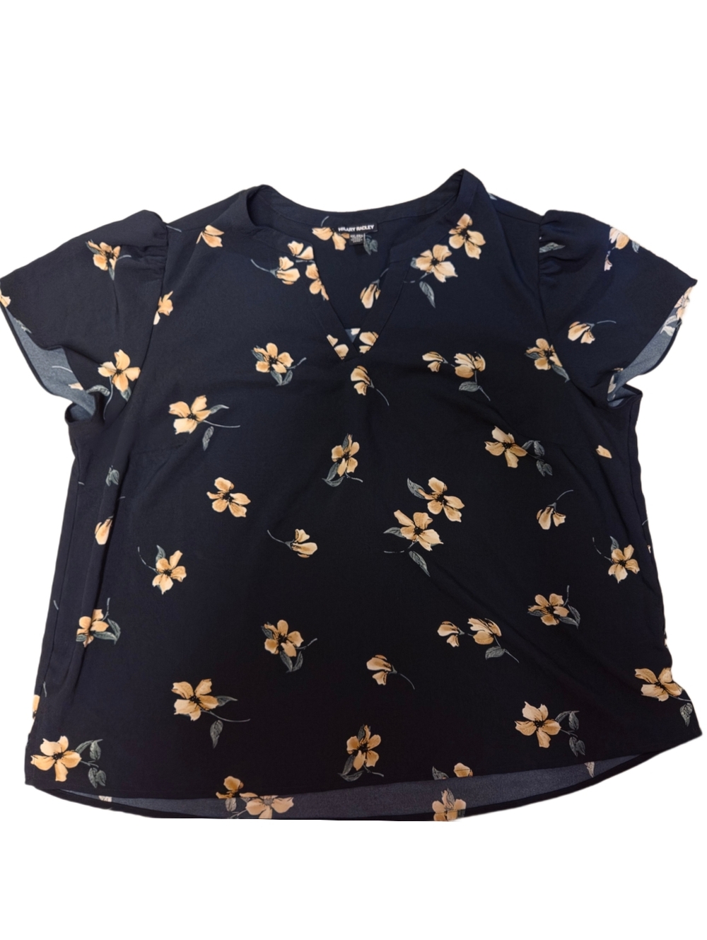 Hilary Radley XXL Floral Blouse